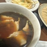 蕎麦切り 春のすけ - ネギ天つけそば