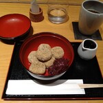 サントリー美術館 shop×cafe - 冬日和 〜黒ごまきな粉麩餅〜