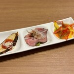 Kitchen Daruma - 前菜3種盛り