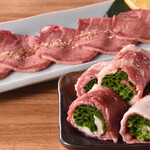 はらmeat - 料理写真:霜降り牛タン・ネギ巻きカルビ