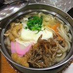 かもとり権兵衛 - 【鍋焼きうどん(520円)】