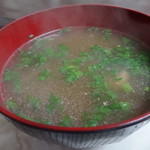 お食事処　もり - 鶏スープ♪（ラーメンスープ）お客さんの要望でできた作品