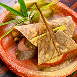 やま茶屋 - 料理写真:信州鹿の朴葉焼 ぼたんこしょうソース