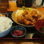 Hakata Buaiso Hanare Hiroshima Enkobashi - Set Meal – 10 Pieces of Young Chicken Kara-age (Tax Included) JPY 1,000 – Different Angle (Nov. 27, 2025)