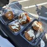 デカ盛りから揚げ 弁当大地 - 写真よりだいぶデカいし旨そう