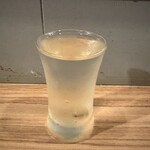 スタンドトトノイ - トトノイセット1500円のドリンク　日本酒90ml　単品だと450円～