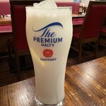 アジアンダイニング　ヤミー - チーズナンセットのプレーンラッシー