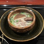 割烹 新多久 - （温物）月の輪熊鍋