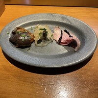 タベルナデエスパーニャフラガンテウーモ - 3種類のタパス