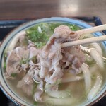 中西うどん - 旨味たっぷりの牛肉