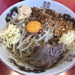 ジャンプ - まぜそば¥1,000-（麺大盛+¥100-）※コール:ニンニク、エビマヨ、チーズ