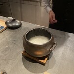 山形座 瀧波 - 見計らったようにご飯も炊き上がり！このつやつやよ！