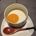 山形座 瀧波 - 卵料理は、白身は茶碗蒸し風に黄身は生！放し飼いで育てた卵