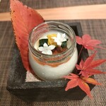 盛田食堂 - アスパラ豆腐580円