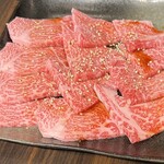 牛宗まるなか - 赤身ロースランチのお肉
