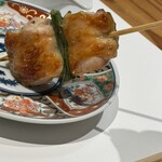 板前焼とり 成海 - 去勢有明軍鶏/マッシュルーム（鹿屋）