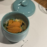 板前焼とり 成海 - ウニと雑炊