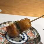 板前焼とり 成海 - 去勢有明軍鶏/マッシュルーム（鹿屋）