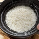 板前焼とり 成海 - 成海米と御味噌汁と無農薬卵