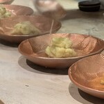 板前焼とり 成海 - 秋茄子/御汁/鮪節/キャビア（若松）