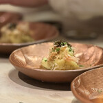 板前焼とり 成海 - 秋茄子/御汁/鮪節/キャビア（若松）