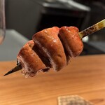 板前焼とり 成海 - 古処鶏肝/焦がしカリフラワー（甘木）