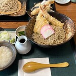 きこり - えびおろしそばの大盛り