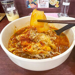 らーめん たきび - 生姜焼きと共に炒められた玉ねぎ