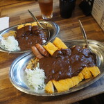 カレーの市民 アルバ - 料理写真:満塁ホームランミニの雄姿