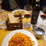 L'OSTE DEL RE - 料理写真:猪のラグー茸どちらも絶品！