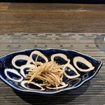 旬 あじさい - 山牛蒡の松前漬け