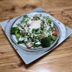 和食処天啓 - 採れたて野菜のシーザーサラダ