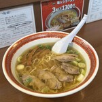 仙台中華そば 銘店嘉一 - 鶏チャーシュー麺醤油味　ネギ