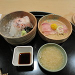 寒ぶり、鯛、イカ