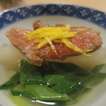 桜田 - 鴨ロースと淀大根、九条ねぎの煮物アップ