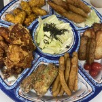 ちゃんぽん慶造 - コース揚げ物