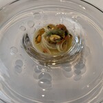 unito - リングイネ:モンサンミッシェルのムール貝グアササカ。海の香りが◎