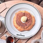 THE BELCOMO - Gluten Free Pancake with Maple Syrup - single 