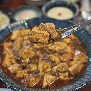 全コースにもついている絶品！四川風麻婆豆腐