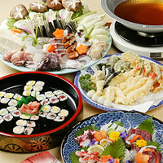 ご宴会等に飲み放題も付けられるお得なコースを複数プランご用意