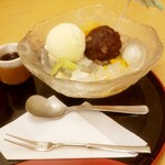 うなぎ 和食 大穀 - クリームあんみつ♪
