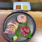 川栄 - ホロホロ鳥盛り合わせ