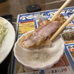 わ楽 - ロースとんかつ　塩で