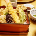 うなぎ 和食 大穀 - 天重(エビ1本)