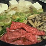 高木精肉店 - 飛騨一本葱と千日和牛ですき焼き