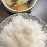 牛宗まるなか - ご飯 大 と スープ