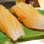 すし専門ストア 大門 かど平 - たい（尾長鯛）