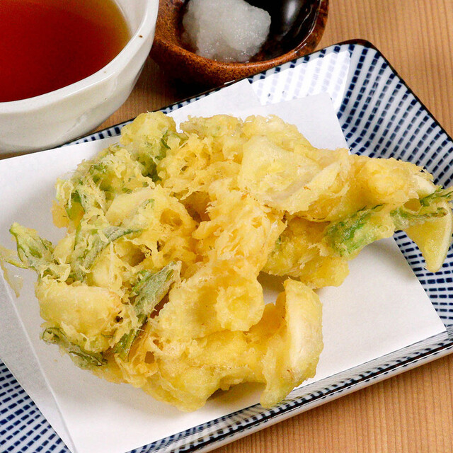 百合根かき揚げ