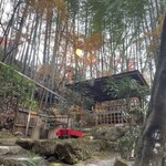 月待の滝 もみじ苑 - 店内からの眺め