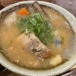 農家ごはん つかだ食堂 - 具沢山の豚汁